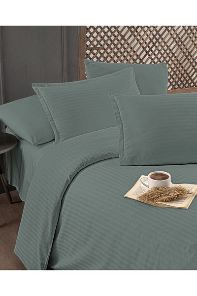 Altınbaşak 4 PIECES 100% LUXURY COTTON, COTTON INFINITY POPLIN SINGLE PERSON COVER SET