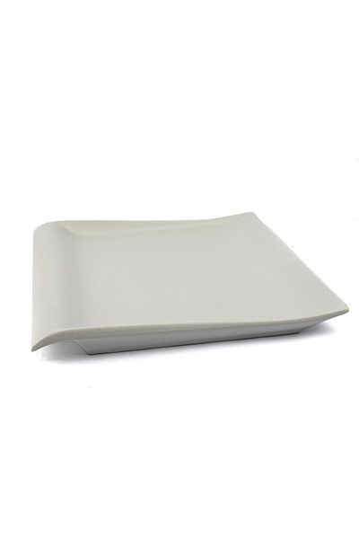 Mikasa Moor Matte White Porcelain Square Plate 38x38x5cm