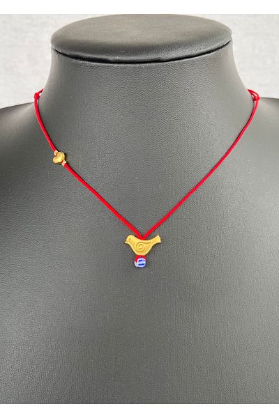 Concept HuBuTU GIFT MINIMAL RED INFINITY ROPE NECKLACE
