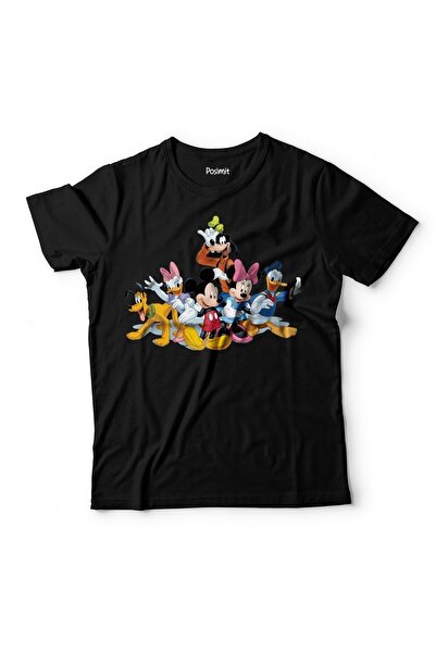 MAGORS Tricou din bumbac Svart Wear Disney Mickey Family