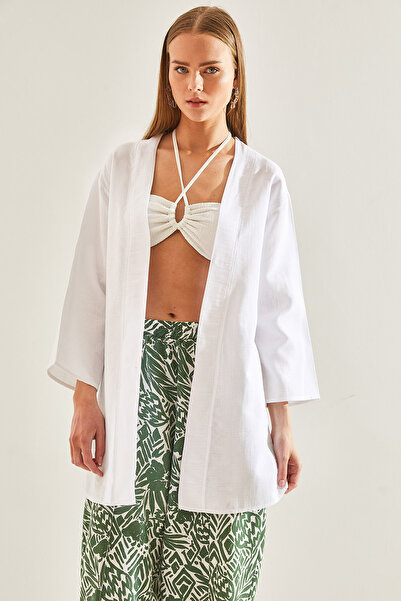 Bianco Lucci Women's Basic Kimono