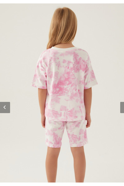 Barbie Girl, Licensed, Barbie, Pink, Tie-Dye Pattern, 2 Thread, 100% Cotton Bermuda Suit