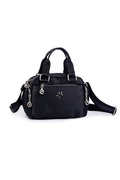 Nas Çanta Saten kumaş Çok gözlü El ve Omuz Çantası