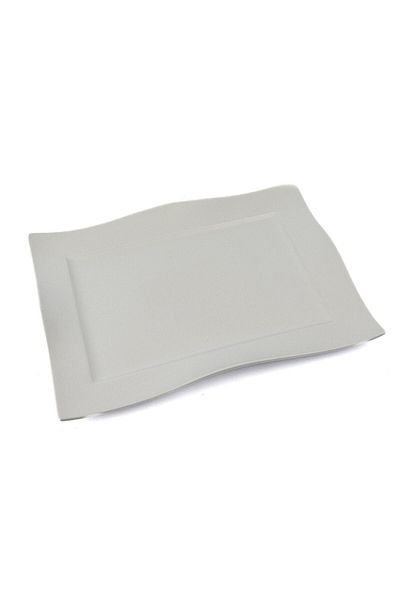 Mikasa Moor Matte White Porcelain Serving Plate 40x29x5cm