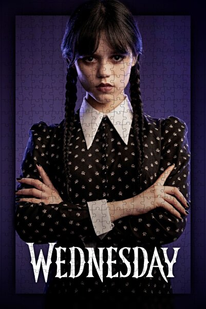 Jeronkarji Wednesday (2022) Film Posterinin 500 Parça Puzzle Yapbozu Sürüm3 M88