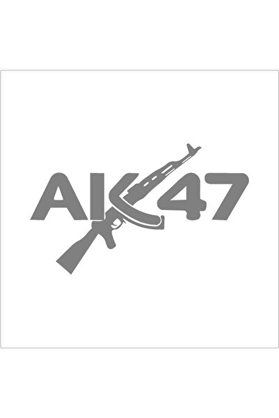 SEÇ Keleş AK-47 Yazı Ve Resim Sticker Çok Amaçlı Sticker
