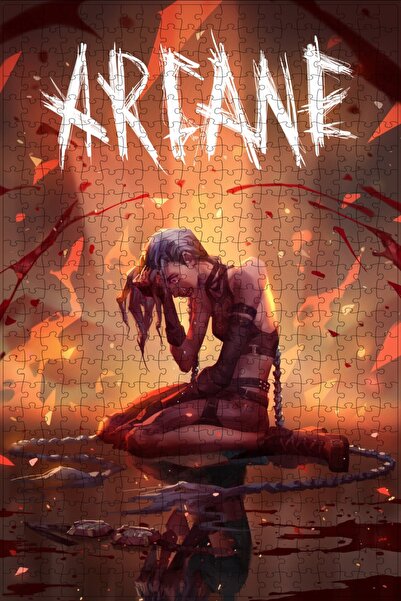 Jeronkarji Arcane (2021) Film Posterinin 500 Parça Puzzle Yapbozu