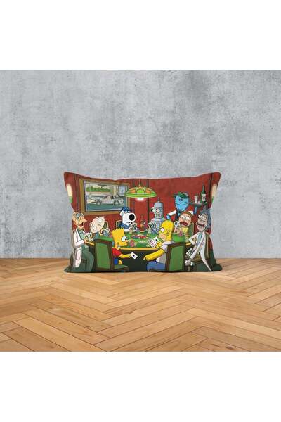 The Lucid Lab Champions League Poker Çift Taraflı Yastık Kılıfı - 2 Adet