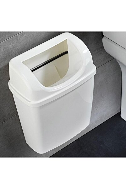 Rulopak Duvara Monte Çöp Kovası 6 Litre Siyah