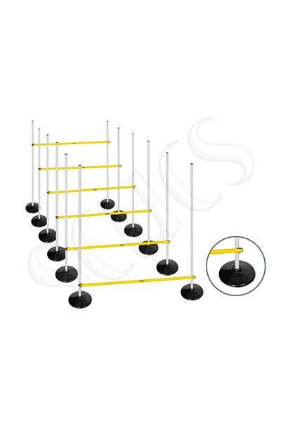 SCUCS طقم SLALOM بقاعدة مطاطية قياسية