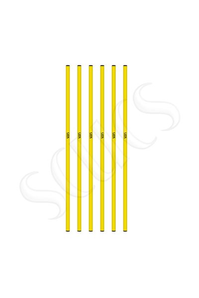 SCUCS SLALOM STICK YELLOW 6-PACK
