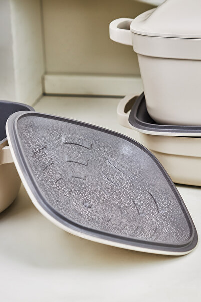 Emsan White Stone 7 Parça Tencere/Tava Seti