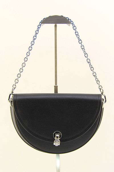 HNB Women's Black Baguette Handbag