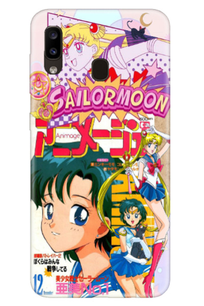 Newon حافظة هاتف سامسونج A20/A30 من طراز Sailor Moon Sailor Moon مطبوع عليها ...