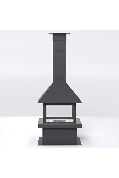 Serra ASANSÖRLÜ ORTA ŞÖMİNE HAZNESİ -100 CM