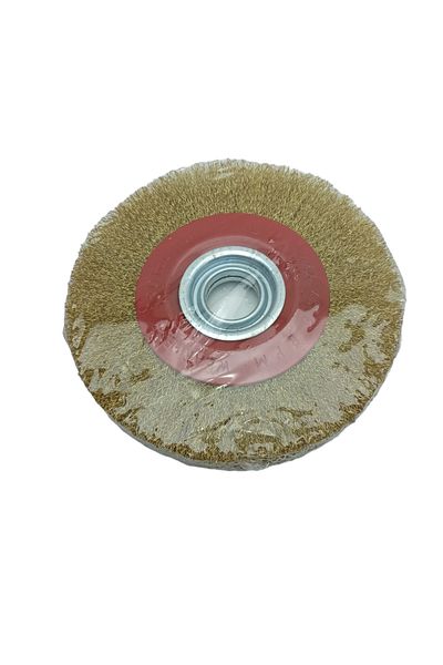 MEHAK Circle Fringed Wire Brush 200 mm Professional for Stone Engines