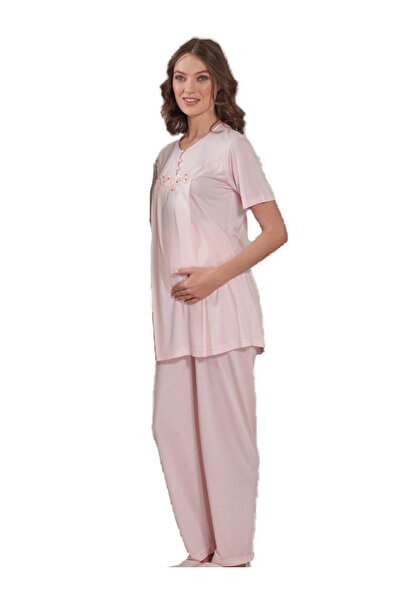 Emose 3948 Lohusa-hamile Kısakol Pijama Takım