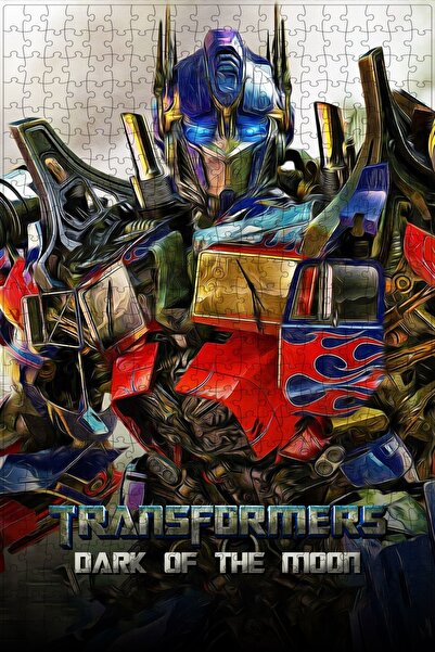 Jeronkarji Transformers: Dark of the Moon (2011) Film Posterinin 500 Parça Pu...