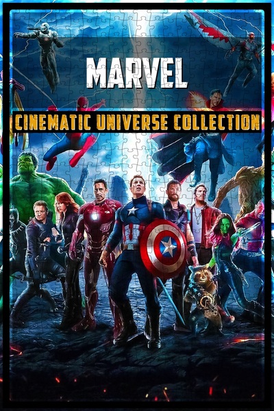 Jeronkarji Marvel Cinematic Universe Film Posterinin 500 Parça Puzzle Yapbozu