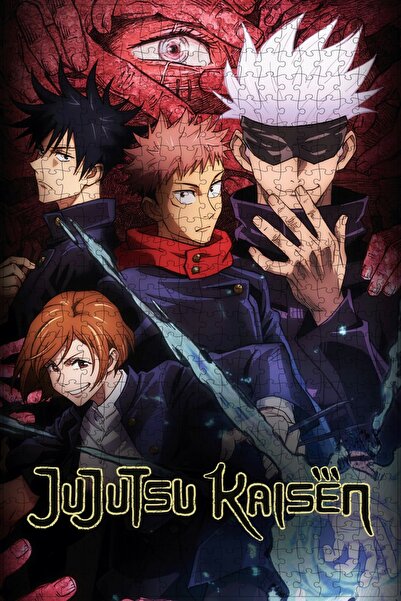 Jeronkarji Jujutsu Kaisen (2020) Film Posterinin 500 Parça Puzzle Yapbozu