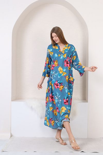 mervemoda Women's large King size woven dress