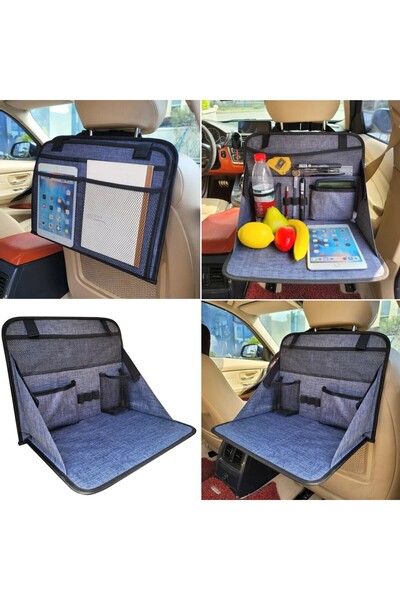 Next Craft حامل الهاتف اللوحي الخلفي للمقعد، منظم منظم العناصر المميز للمكتب