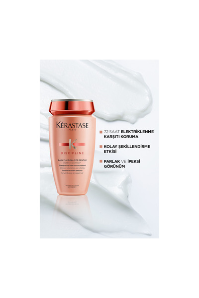 Kerastase Discipline Bain Fluidealiste - Gentle Easy Shaping Shampoo 250ml