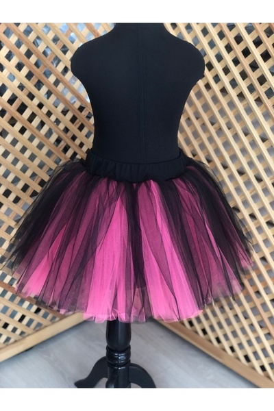 babysmile Black Pink Girl's Tutu Single Skirt
