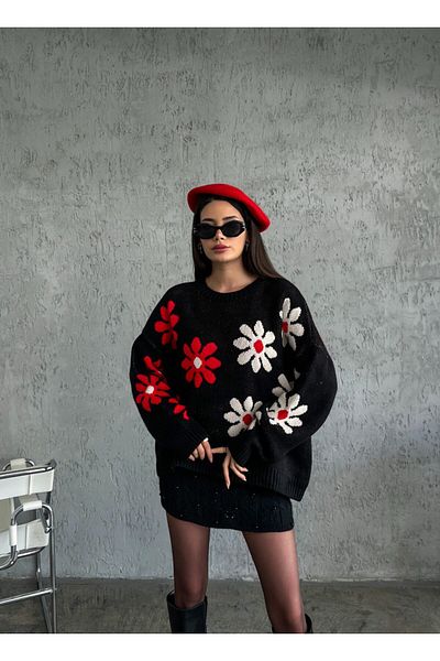 S&A Collectionn Pulover de damă cu model floral