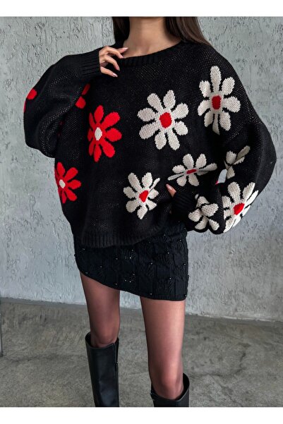 S&A Collectionn Pulover de damă cu model floral