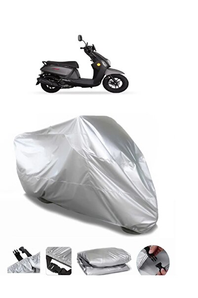 autolion Stmax Roma 50 قماش مشمع للدراجات النارية باللون الرمادي عالي الجودة