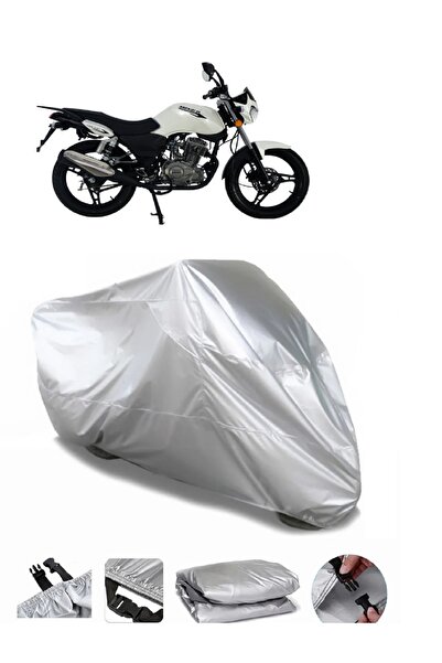 AUTOLION مشمع دراجة نارية Mondial 125 MH Drift باللون الرمادي عالي الجودة