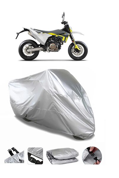 AUTOLION Husqvarna Supermoto 701 Gray Motorcycle Tarpaulin Premium Quality