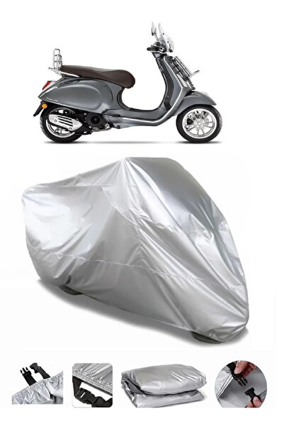 autolion مشمع فيسبا بريمافيرا 150 للتجول باللون الرمادي للدراجات النارية عالي...