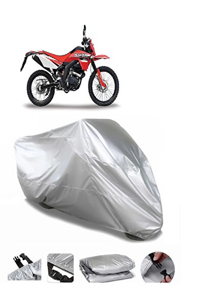 autolion مشمع دراجة نارية باللون الرمادي من Kuba STR 250 بجودة ممتازة