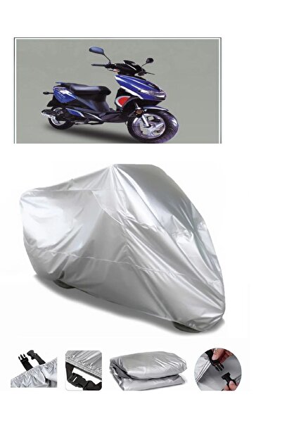 autolion رامزي كاليبسو 125 قماش مشمع للدراجات النارية باللون الرمادي عالي الجودة