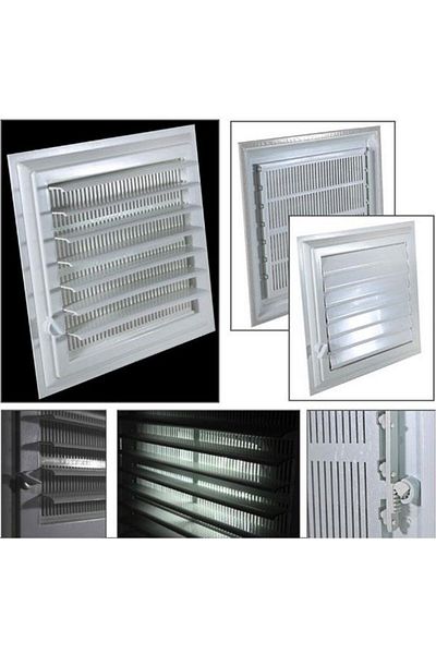 Titi 45X55 Model Plastic Movable Vent Louvered Bathroom Wc Ventilation