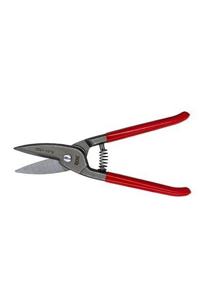 Rox 0251 Sheet Metal Cutting Scissors Spring 10" 250mm (STRAIGHT CUT)