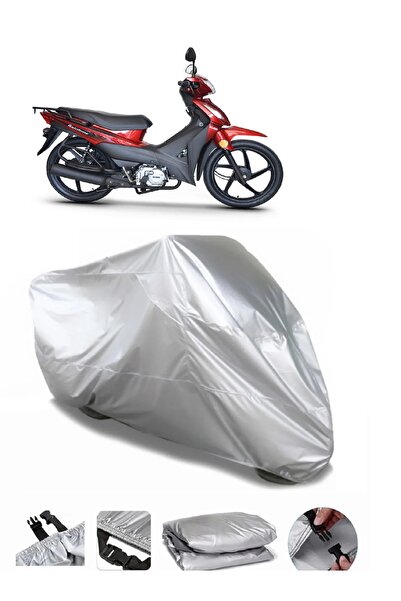 AUTOLION Kuba Rainbow Gray Motorcycle Tarpaulin Premium Quality