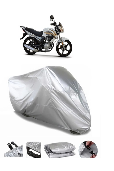 AUTOLION Kuba XF 139 Gray Motorcycle Tarpaulin Premium Quality