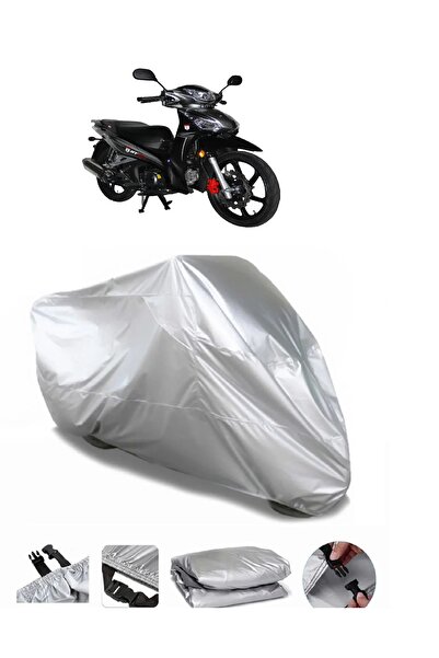 autolion Stmax Mega 100 قماش مشمع للدراجات النارية باللون الرمادي عالي الجودة