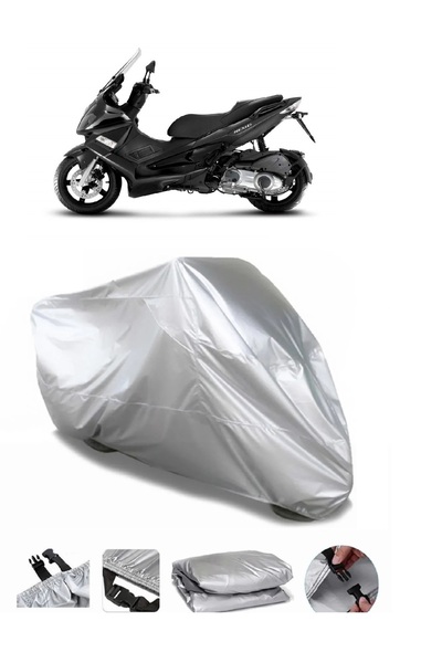 autolion جيليرا نيكزس 300 قماش مشمع للدراجات النارية باللون الرمادي عالي الجودة