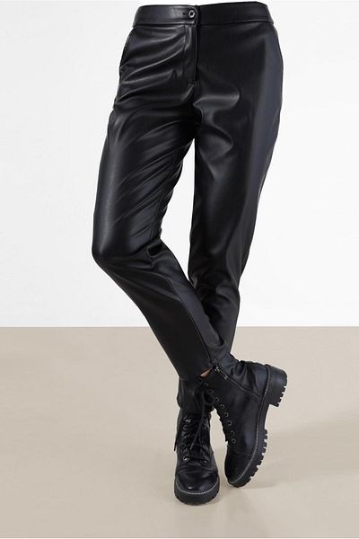 Alvina NARROW LEGS FUNNY LEATHER PANT 70312