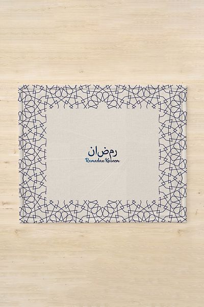 Filamente Ramadan American Service / Υφασμάτινη χαρτοπετσέτα / Χαρτοπετσέτα παρουσίασης / Ανθεκτική στους λεκέδες - Ύφασμα Micropetek που πλένεται