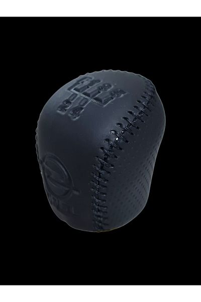 OEM Opel Vectra C shift knob leather stitched 5 forward