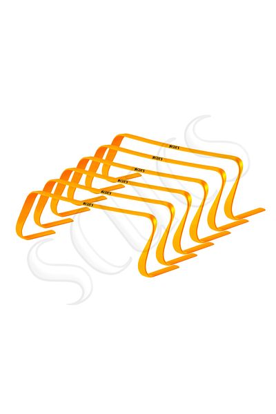 SCUCS ZIPPING BANGER ONE PIECE FLEXIBLE 22.5 CM ORANGE SET OF 6