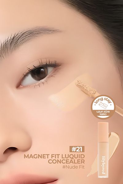 lilybyred Natural Looking SPF 30+ PA++ Concealer with Sunscreen lilybyred Magnet Fit Concealer No 21