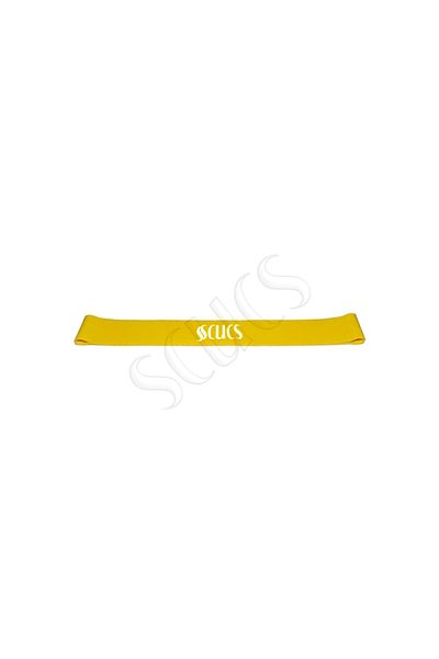 SCUCS Aerobic Latex Band 3 cm Yellow Color Lightweight Set of 6