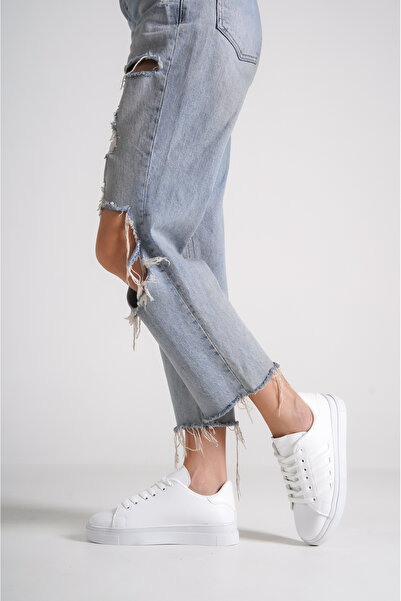 Moda Değirmeni White-white Women's Sneaker Bg1147-101-0004