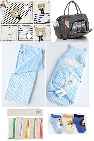 DERİNBEBE مجموعة الولادة (حقيبة الطفل عند خروج المستشفى)